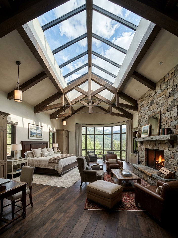 Oversized Skylight - 30 bedroom skylights