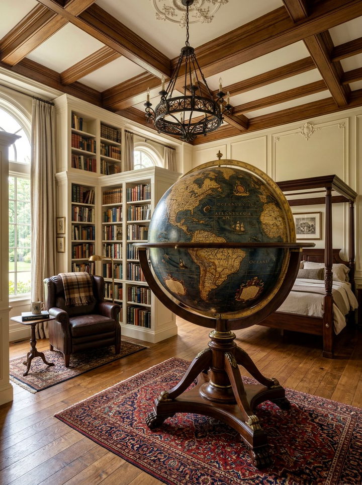 Oversized Standing Globe - 30 bedroom globes