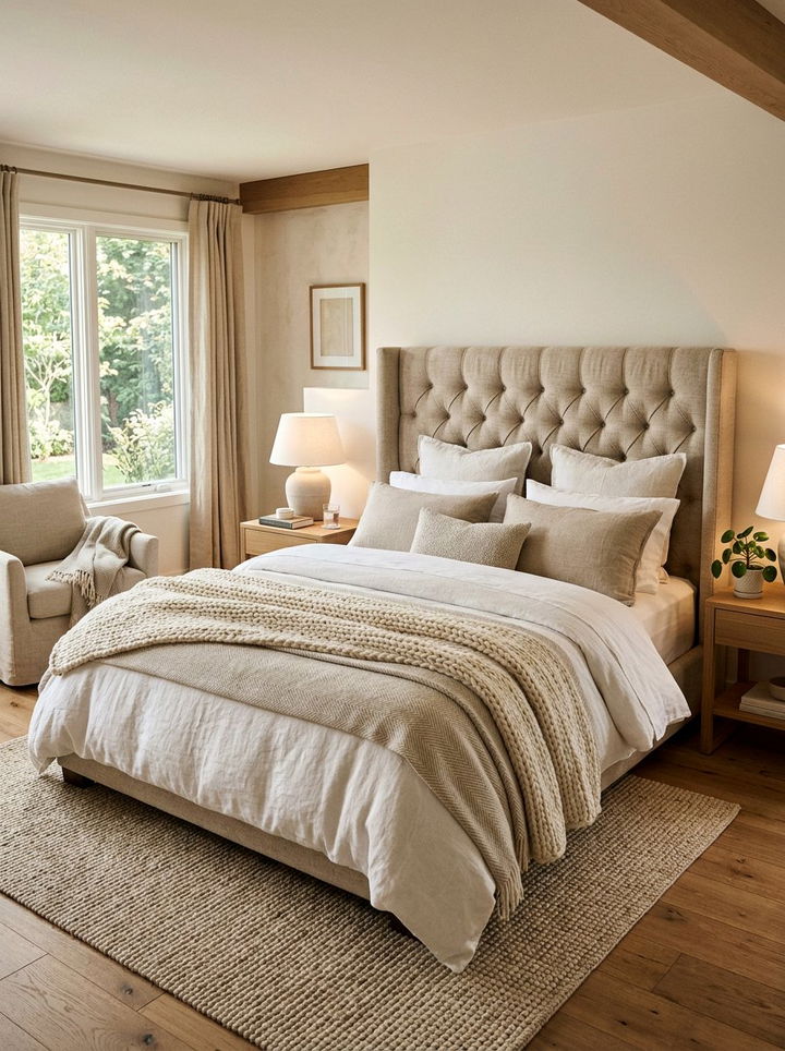 Padded Headboard - 30 bedroom headboard ideas