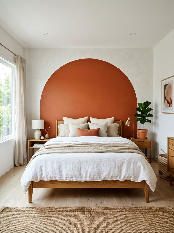 Painted headboard - 30 cheap bedroom furniture ideas