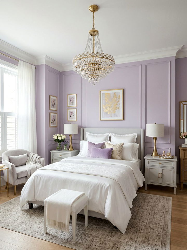 Pale Lavender - 30 subtle bedroom color ideas