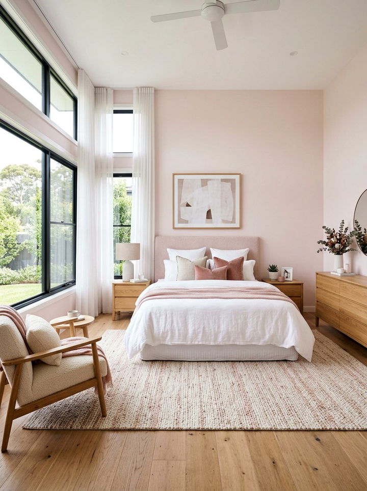 Pale pink master bedroom - 30 pale pink bedroom ideas