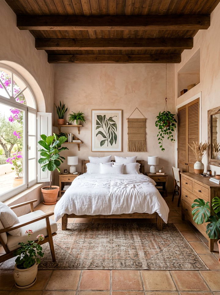 Pale terracotta bedroom - 30 soft color bedroom ideas