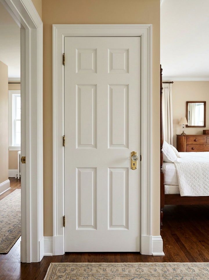 Paneled Bedroom Door - 30 bedroom door ideas