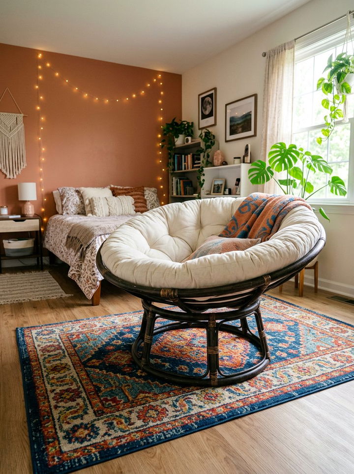 Papasan Floor Chair - 30 bedroom chairs