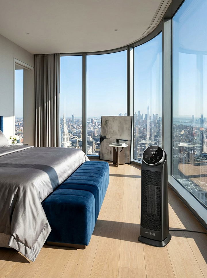 Paris Rhone Tower Heater - 30 bedroom space heaters