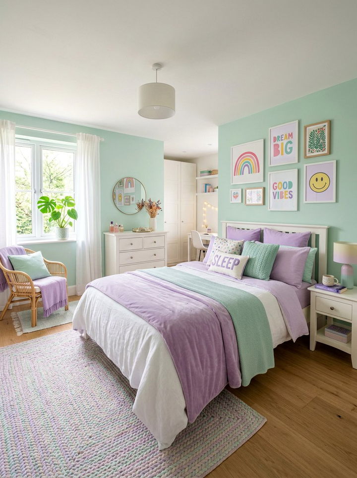 Pastel Aesthetic Bedroom - 30 bedroom on a budget ideas