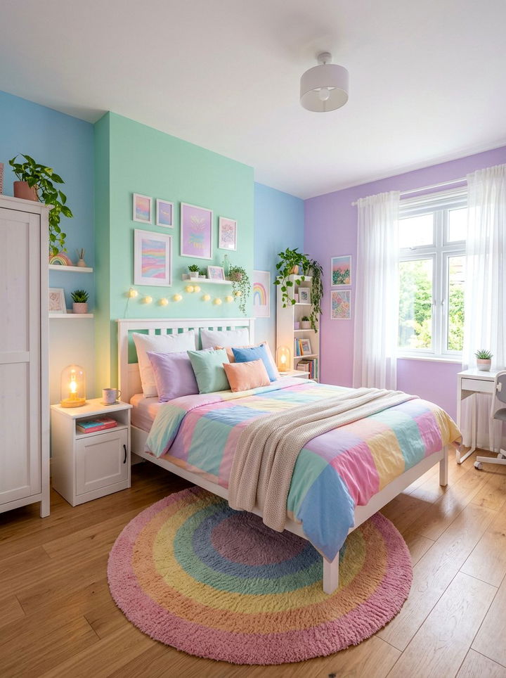 Pastel Aesthetic Bedroom - 30 kawaii bedroom ideas