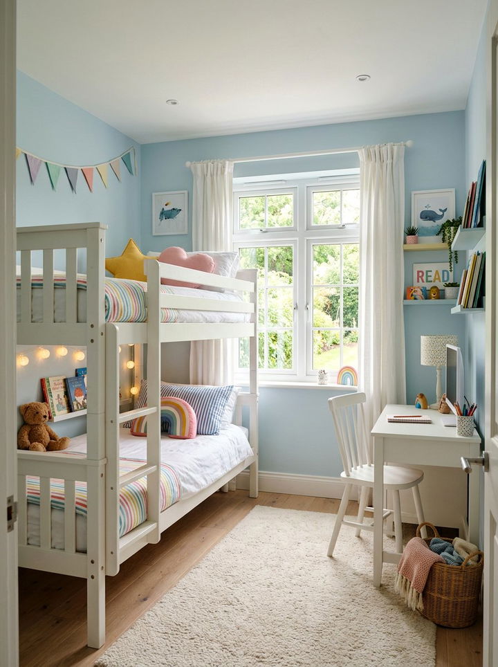 Pastel Blue Bedroom - 30 blue and white bedroom ideas