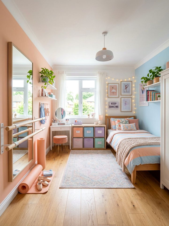 Pastel Dance Bedroom - 30 dance bedroom ideas