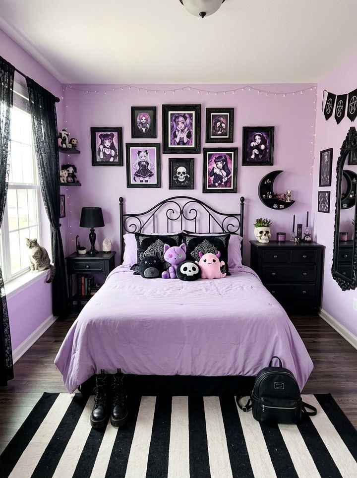 Pastel Goth Bedroom - 30 anime bedroom ideas