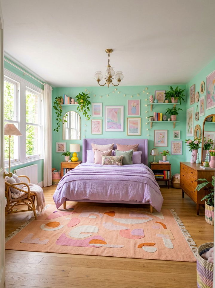 Pastel Maximalist Bedroom - 30 maximalist bedroom ideas