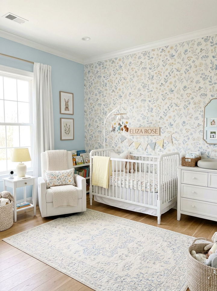Pastel Nursery Room - 30 newborn bedroom ideas