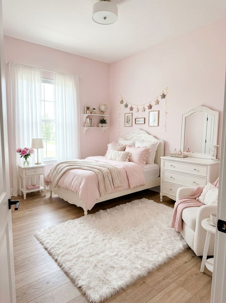Pastel Pink Bedroom - 30 pink bedroom ideas
