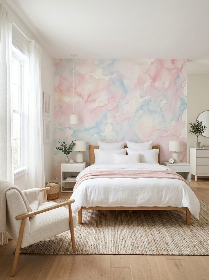 30 Stunning Bedroom Accent Wall Wallpapers for Your Home