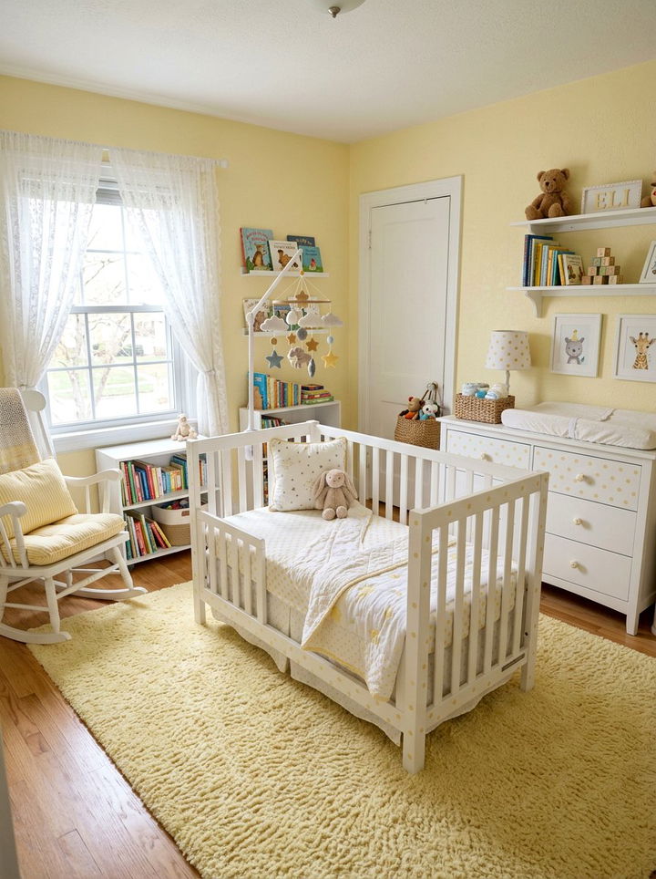 Pastel Yellow And White Bedroom - 30 yellow and white bedroom ideas