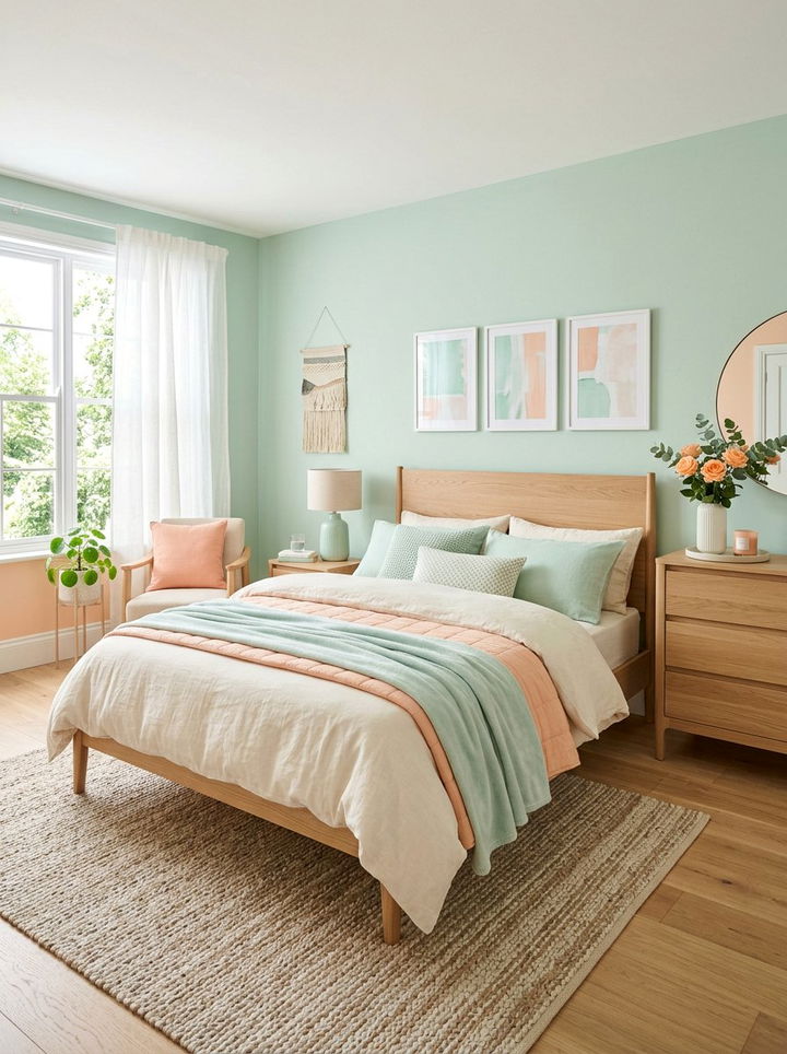 Pastel color bedroom - 30 toddler bedroom ideas
