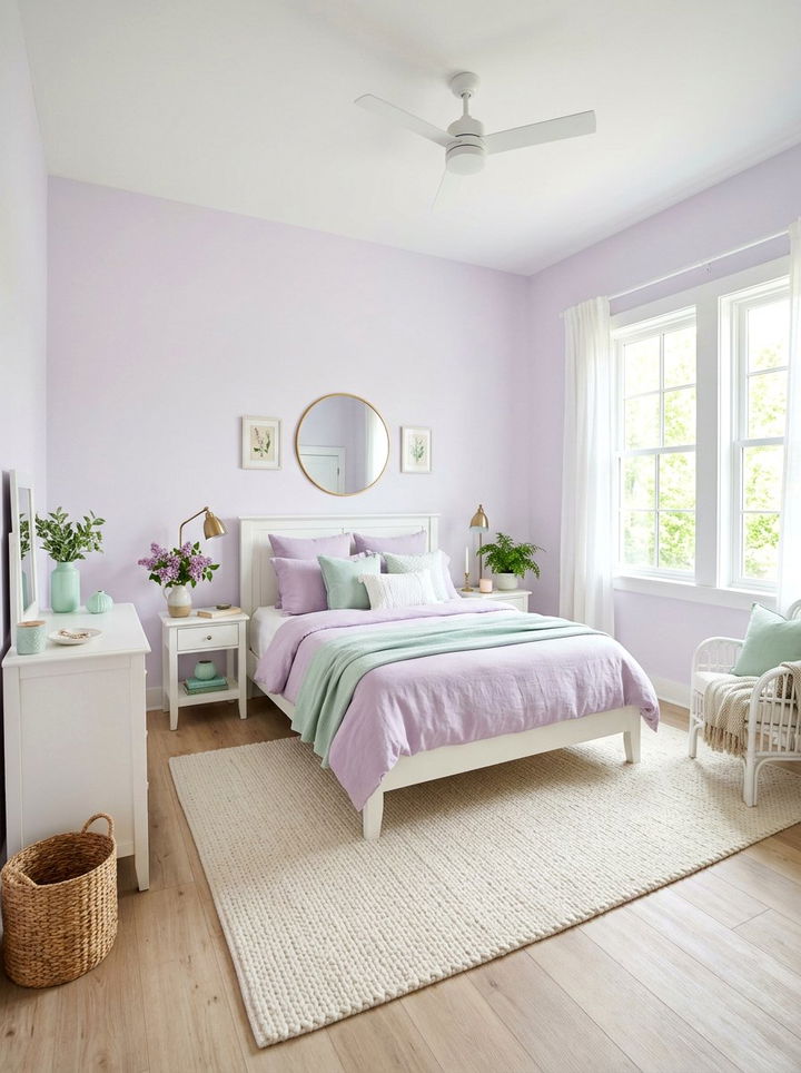 Pastel lavender bedroom - 30 lavender bedroom ideas