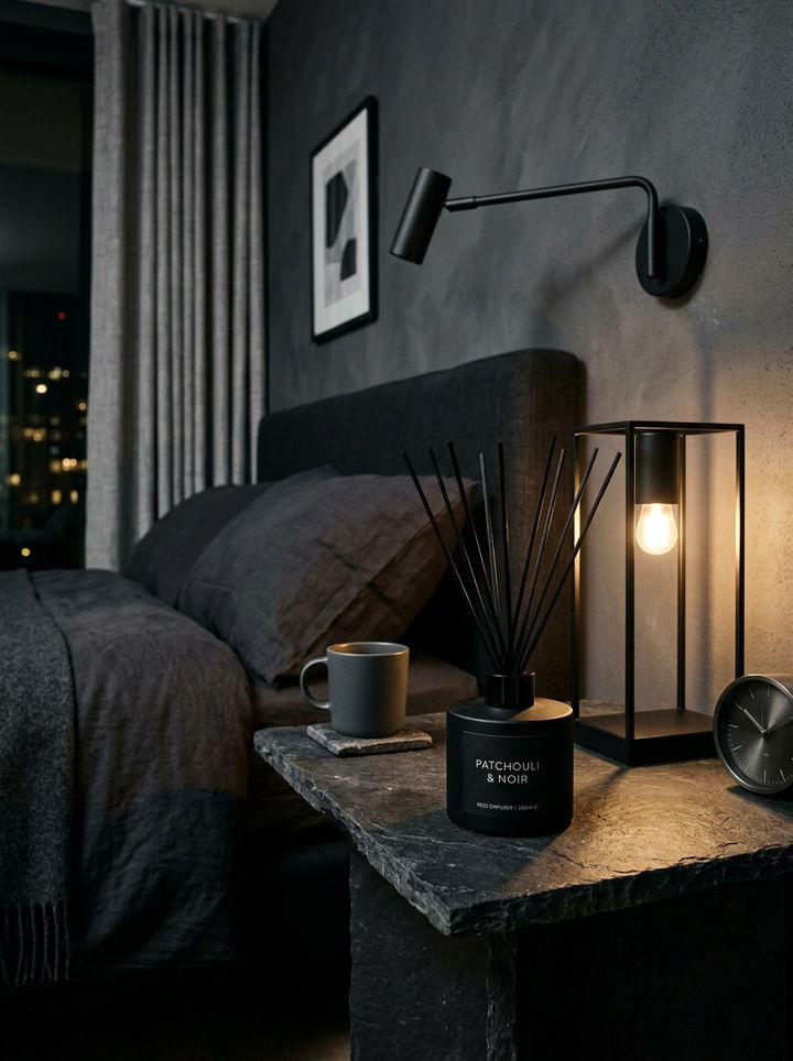 Patchouli Reed Diffuser - 30 bedroom aromatherapy ideas