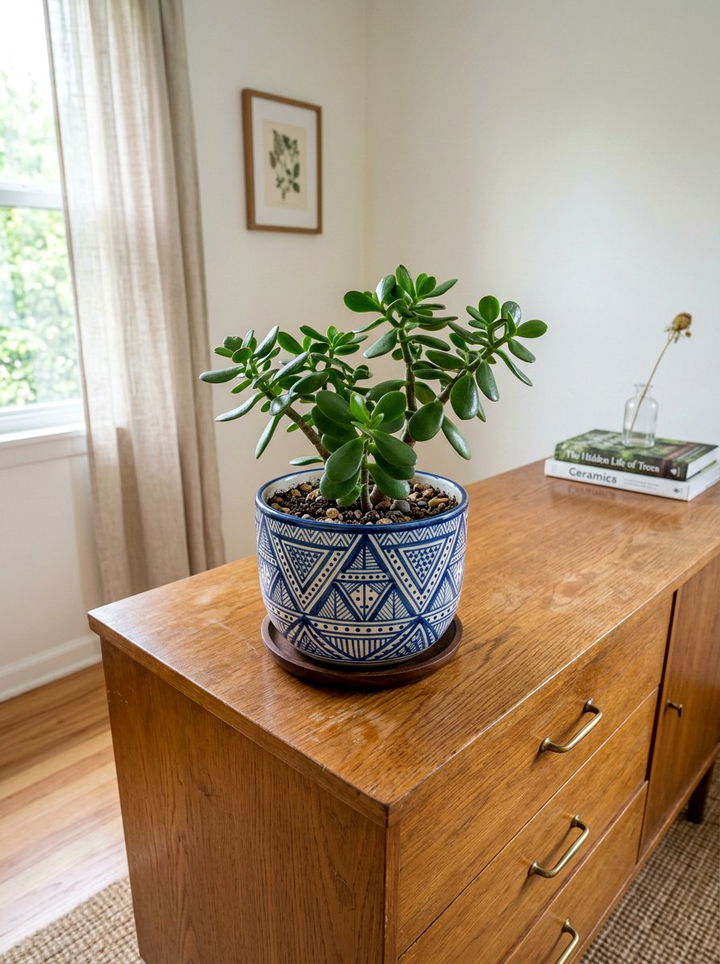 Patterned Ceramic Planter - 30 bedroom planters