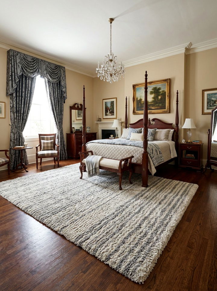 Patterned Shag Rug Bedroom - 30 bedroom shag rugs