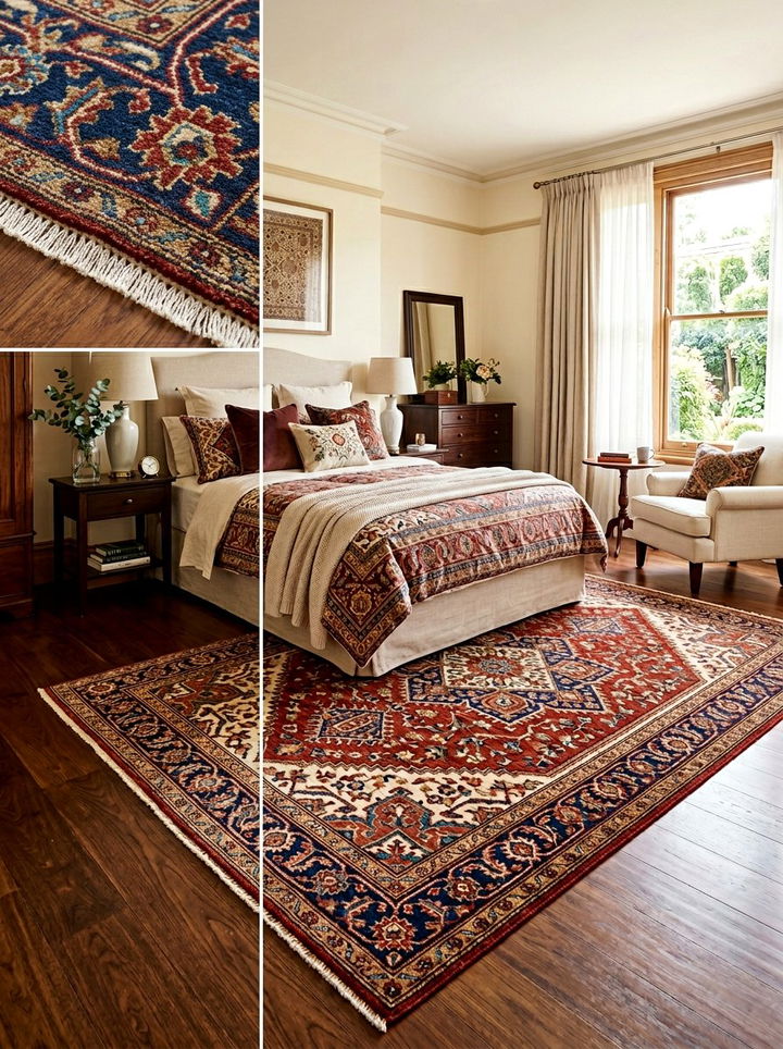 Patterned Wool Rug - 30 bedroom wool rugs