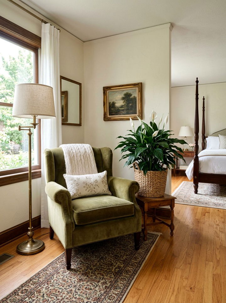 Peace Lily Bedroom - 30 bedroom low light plants