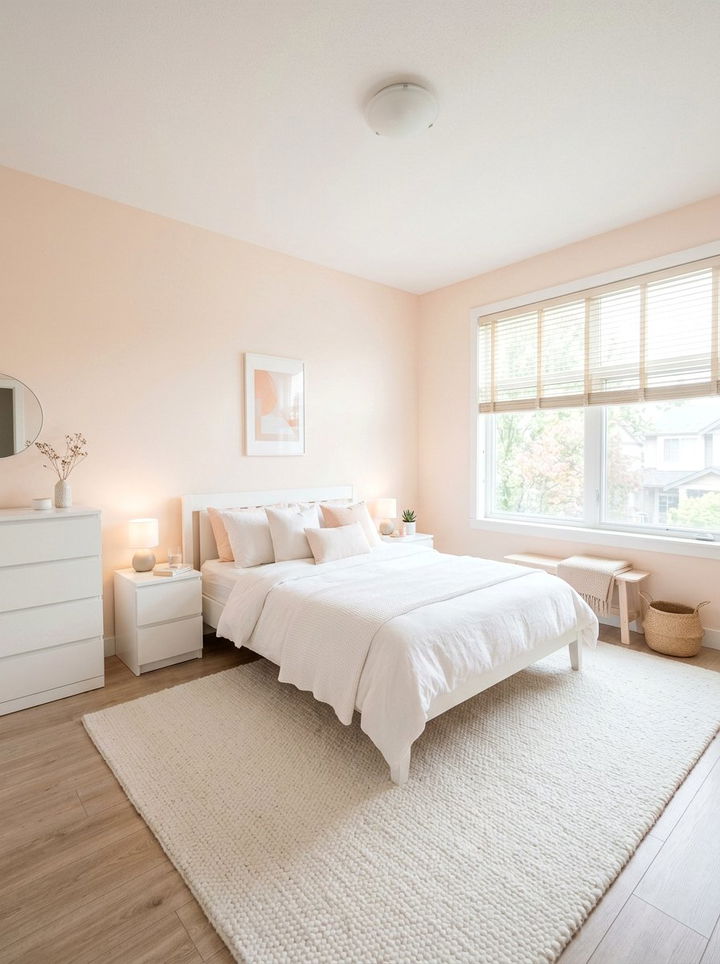 Peach Minimalist Bedroom - 30 minimalist bedroom color ideas