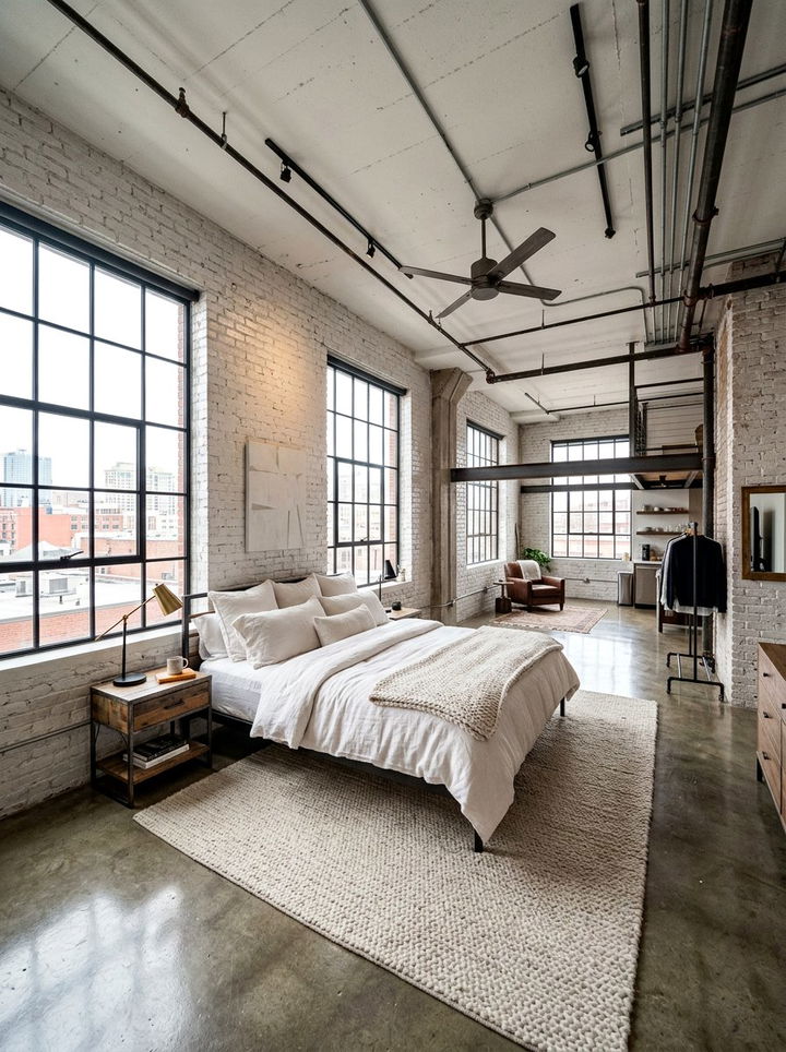 Pearl white industrial bedroom - 30 pearl white bedroom ideas