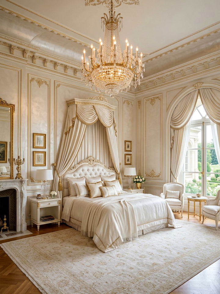 Pearl white luxury bedroom - 30 pearl white bedroom ideas