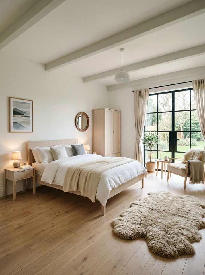 Pearl white scandinavian bedroom - 30 pearl white bedroom ideas