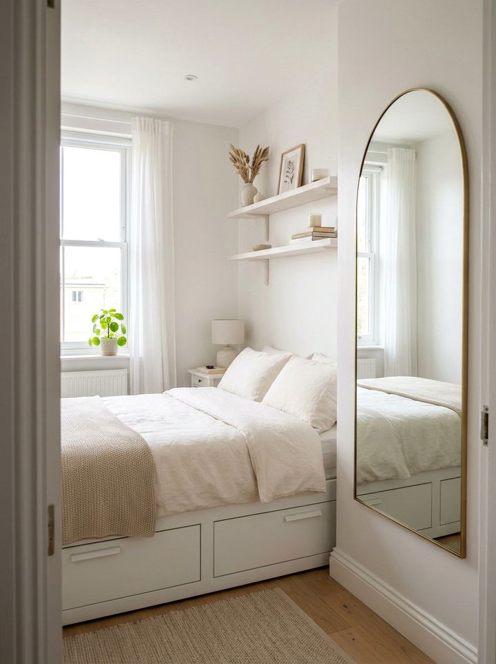 Pearl white small bedroom - 30 pearl white bedroom ideas