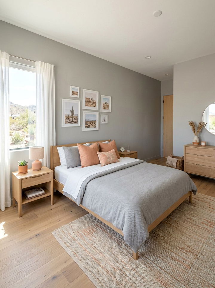 Pebble Gray Bedroom - 30 desert bedroom color ideas