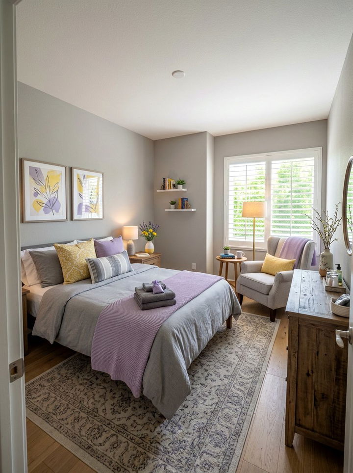 Pebble gray guest bedroom - 30 pebble gray bedroom ideas