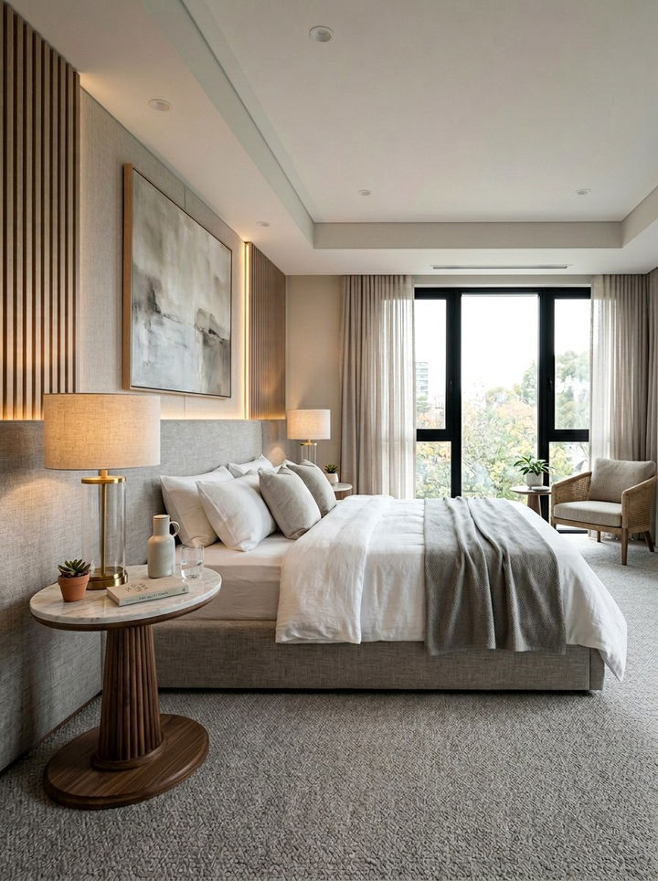 Pedestal Round Nightstand - 30 bedroom round nightstands