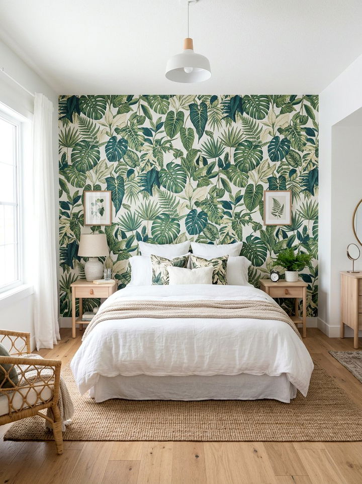 Peel And Stick Wallpaper - 30 rental apartment bedroom ideas