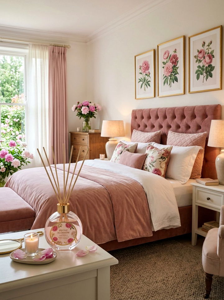 Peony Bedroom Reed Diffuser - 30 bedroom reed diffusers