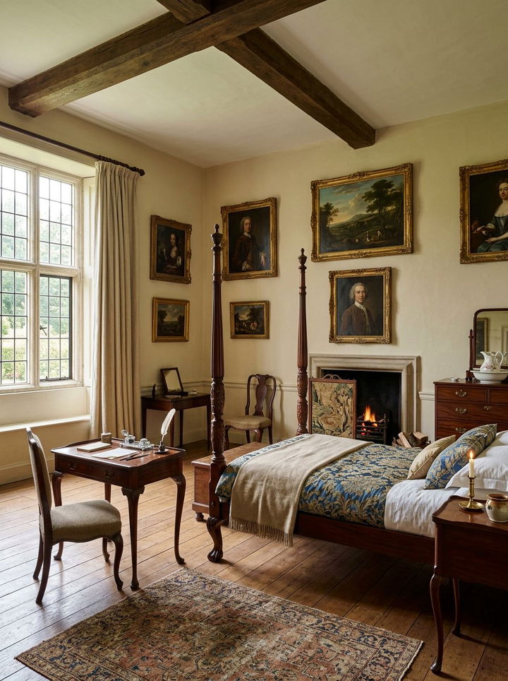Period style bedroom - 30 Georgian bedroom ideas