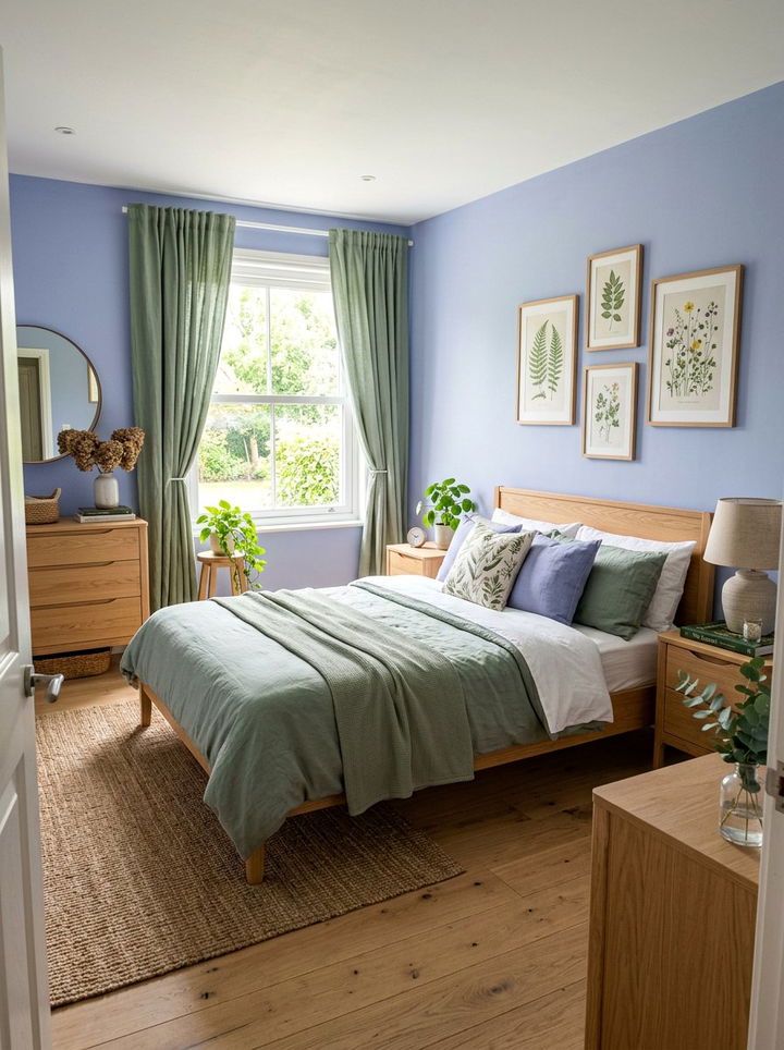 Periwinkle And Sage Green Bedroom - 30 periwinkle bedroom ideas