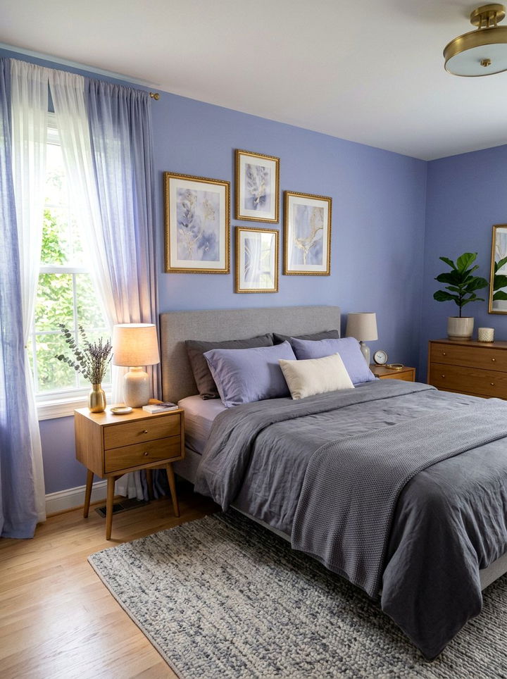 Periwinkle bedroom - 30 pastel bedroom ideas