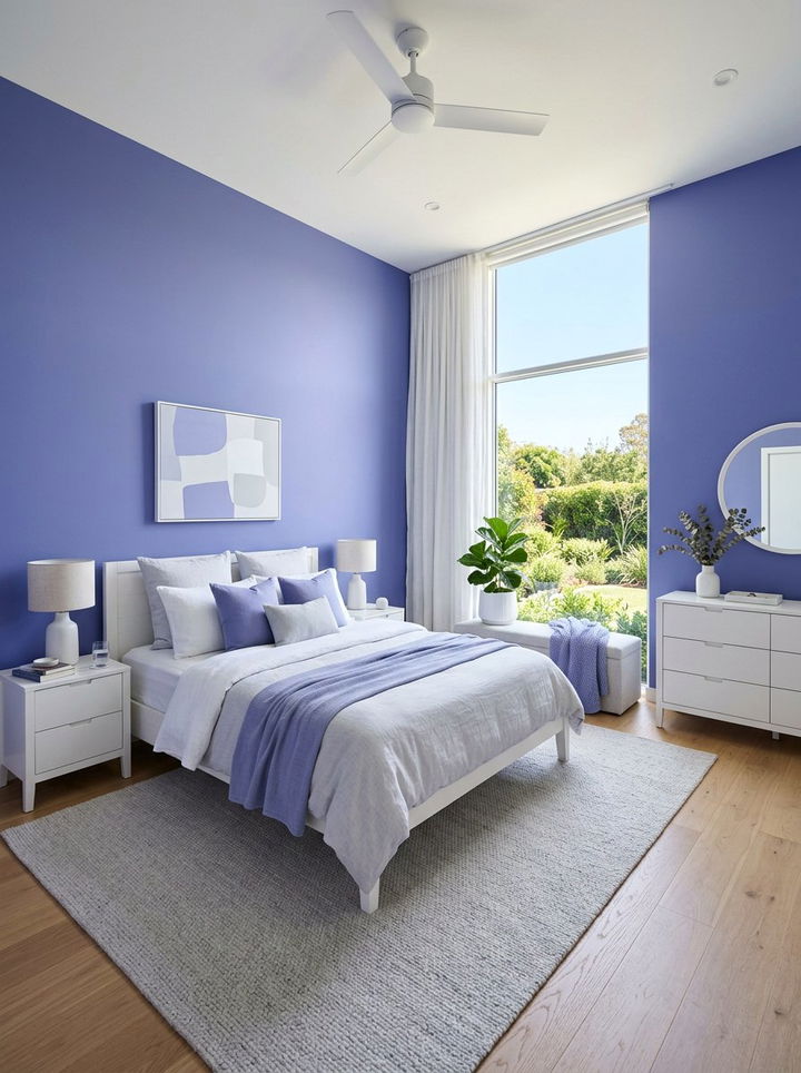 Periwinkle bedroom - 30 soft color bedroom ideas