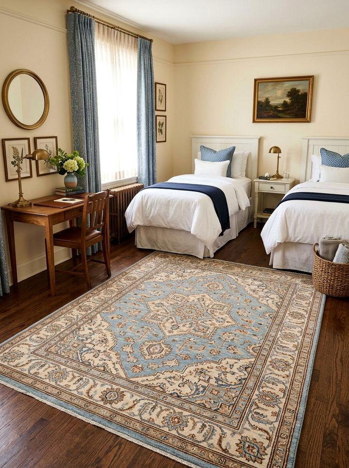 Persian rug guest bedroom - 30 bedroom Persian rugs