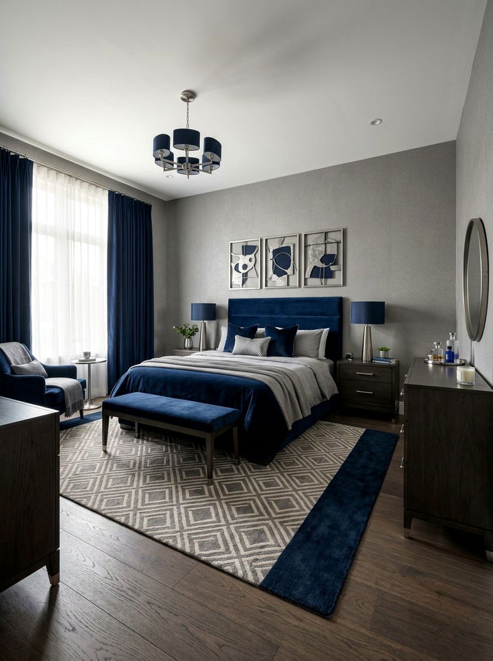 Pewter Bedroom - 30 relaxing bedroom color ideas