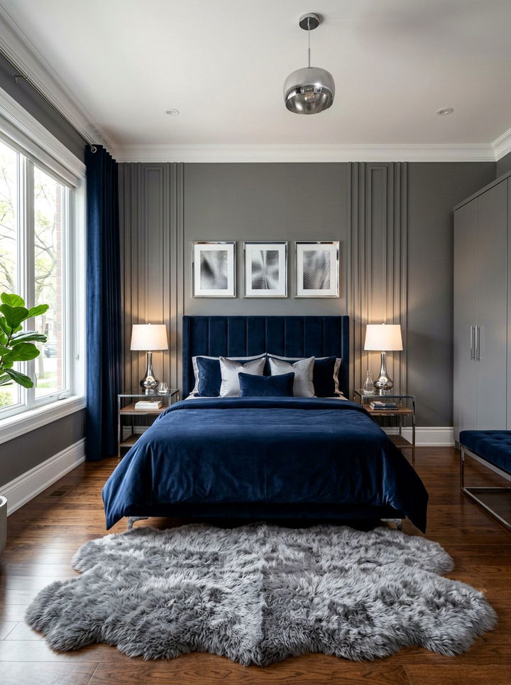 Pewter bedroom wall - 30 bedroom paint color ideas