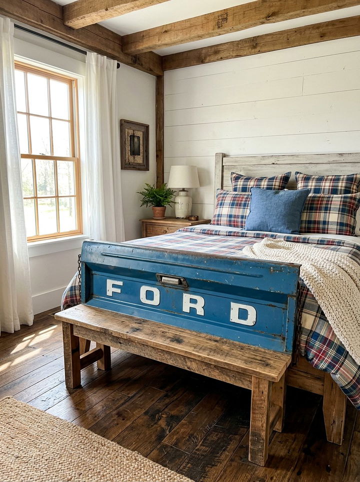 Pickup Truck Tailgate Bench - 30 truck bedroom ideas