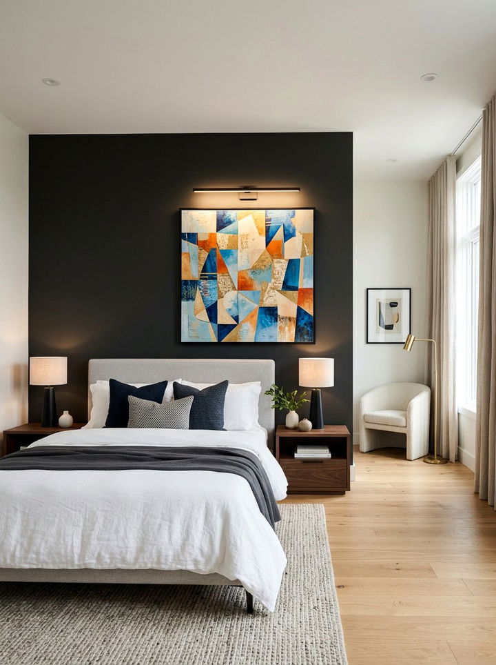 Picture Frame Accent Light - 30 bedroom ambient lighting ideas