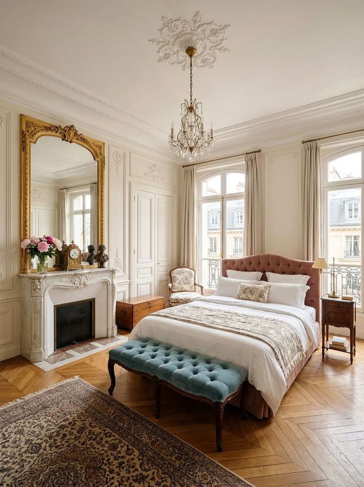 Picture Frame Molding - 30 bedroom paneling ideas