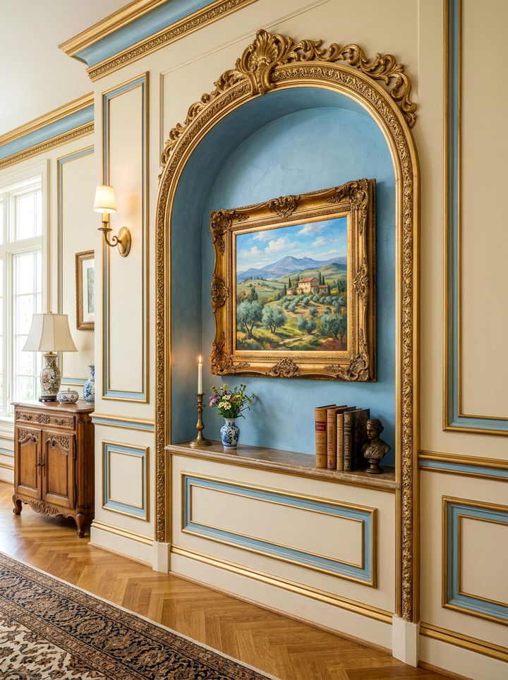 Picture Frame Wall Niche - 30 bedroom wall niches