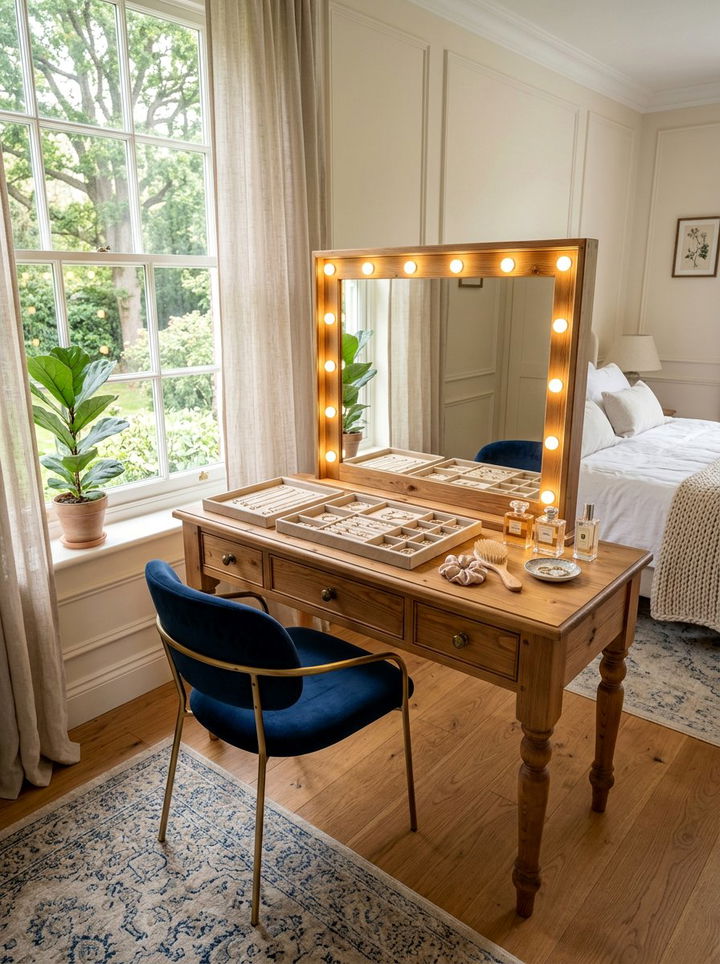 Pine Dressing Table - 30 bedroom pine furniture ideas