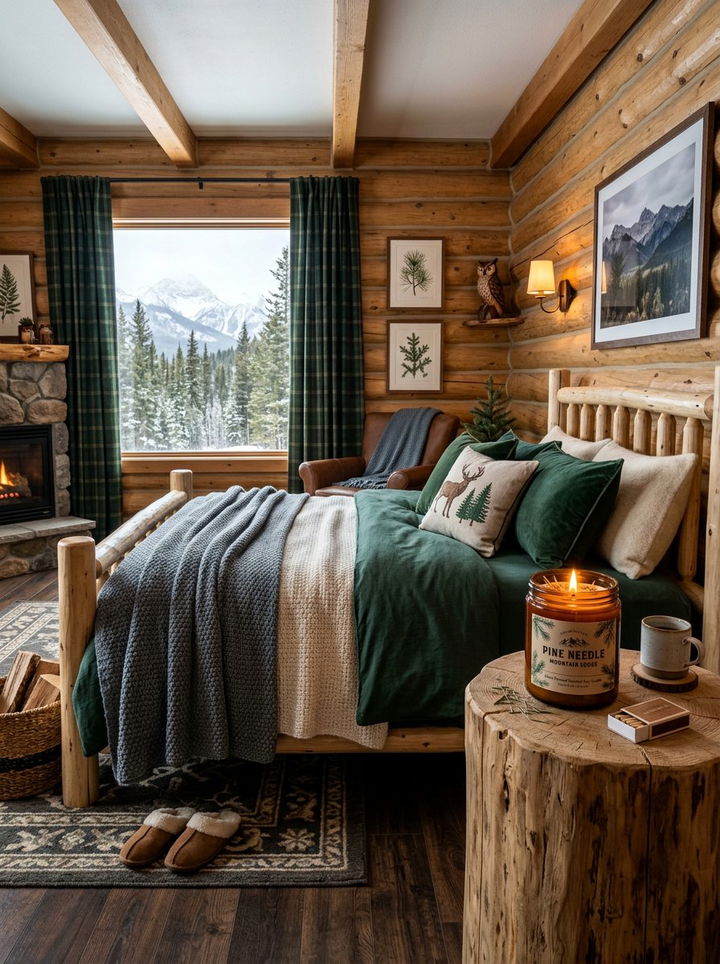 Pine Needle Candle - 30 bedroom scented candles